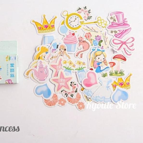 

➹ Sticker Deco Cute Princess Scrapbook DIY Bujo Planner Diary Journal ✵