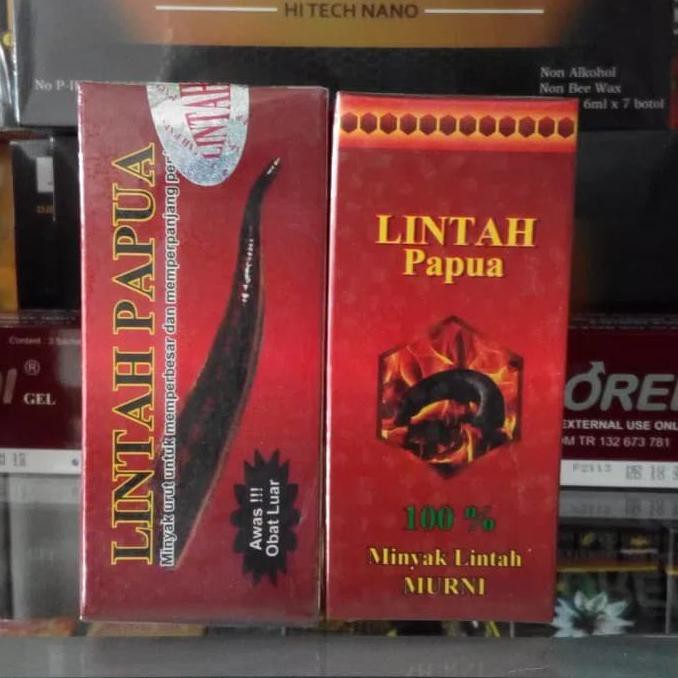 lintah merah papua/minyak papua asli/p.besar