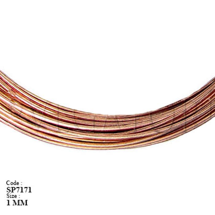 Bare Copper Wire Per Spool 500 Gram Non Enamel Telebit