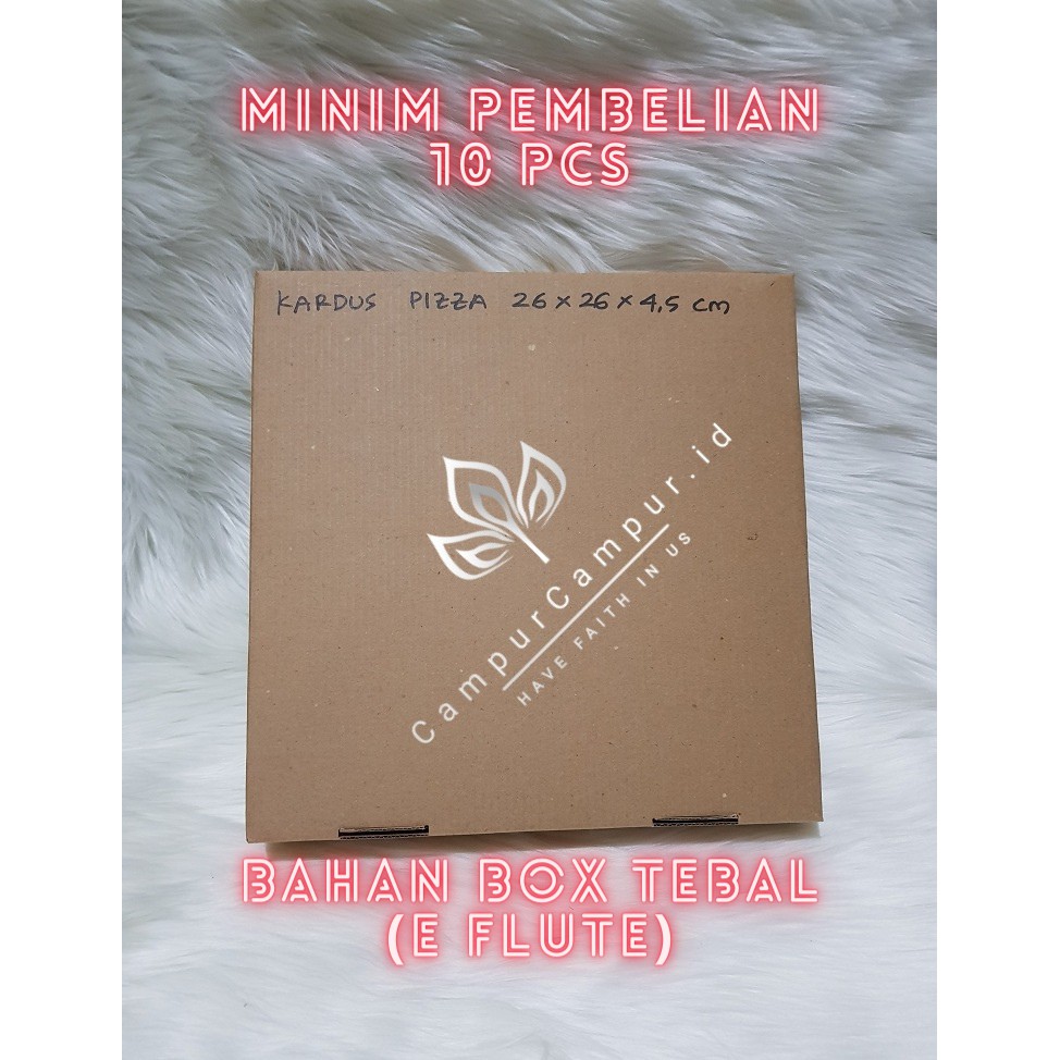 

Box Packaging baju,hampers,makanan,Kado polos 26x26x4.5 / Kardus baju /gift box/box pizza