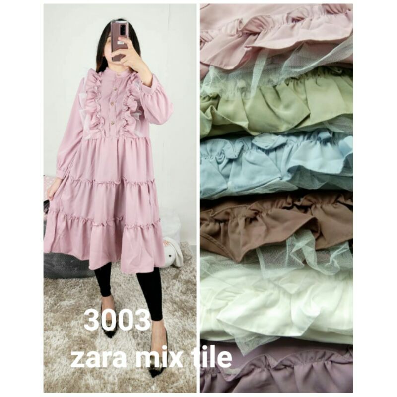 tunik renda tile busui by mikka