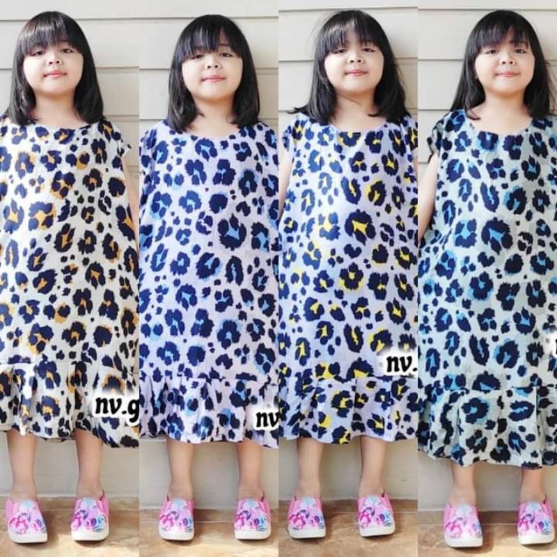 BAJU ANAK DASTER RUFFLE/ REMPEL