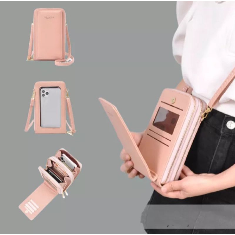 FOREVER YOUNG Tas Hp Touch Screen - Dompet Hp Multifungsi Model Import Korea Tas Slempang Wanita