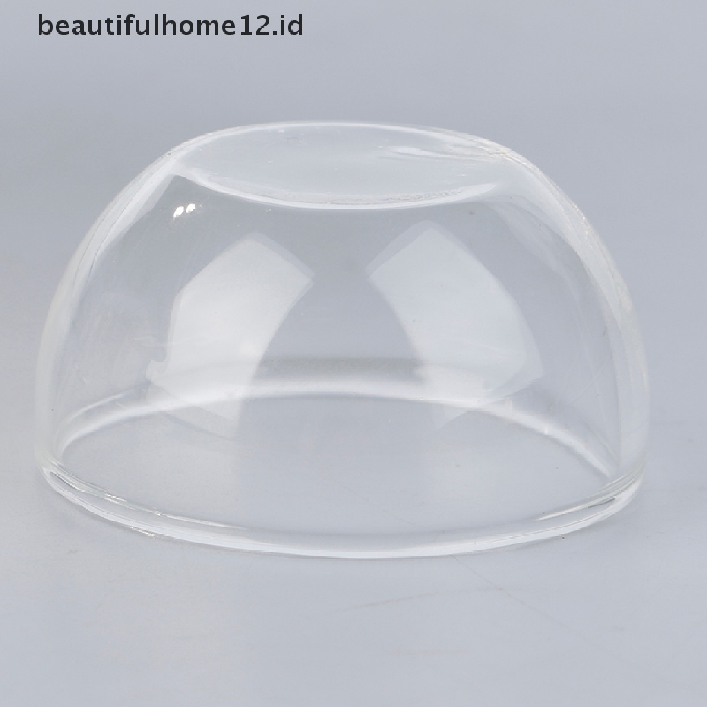 【beautifulhome12.id】 1/12 Dollhouse Miniature Accessories glass Soup Plate Simulation Dish Toy .