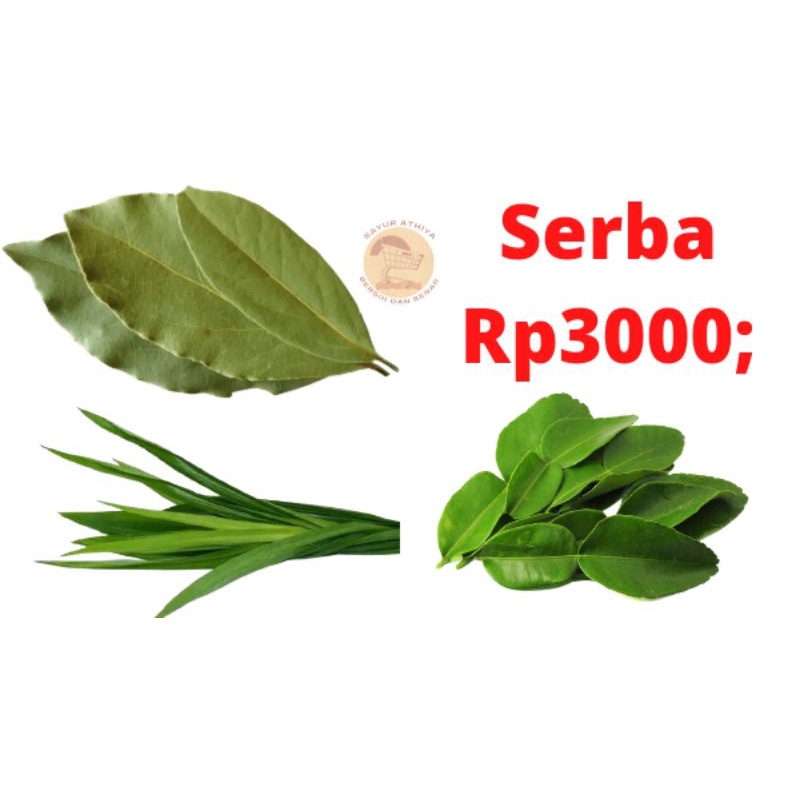 

daun pandan/jeruk/salam, harga bukan perlembar