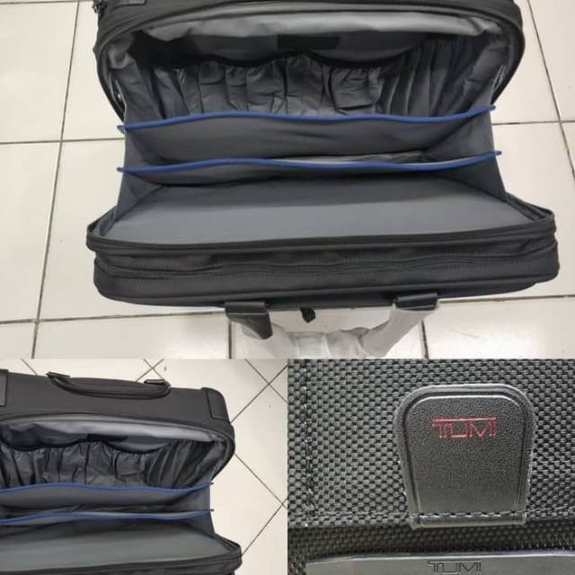 KOPER Tumi Alpha 4 Wheeled Deluxe Brief Troli Bag