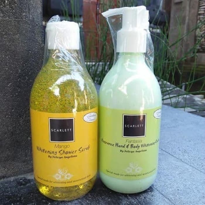 Paket Scarlett Body Scrub & Body Lotion Scarlett Whitening