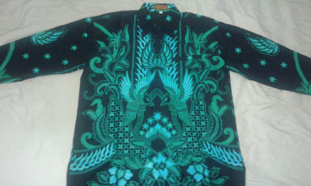 Kemeja Batik Pria Balakosa Hijau Batik Solo Kemeja Pria Lengan Panjang Batik Modern By Raja Sakti