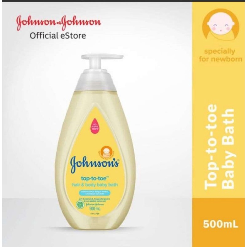 Johnsons 2 in 1 Baby Bath Hair and Body 500ml