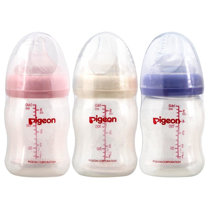 Promo Buy 2 Free 1 Botol Pigeon Wide Neck 160 ml (3 pcs)