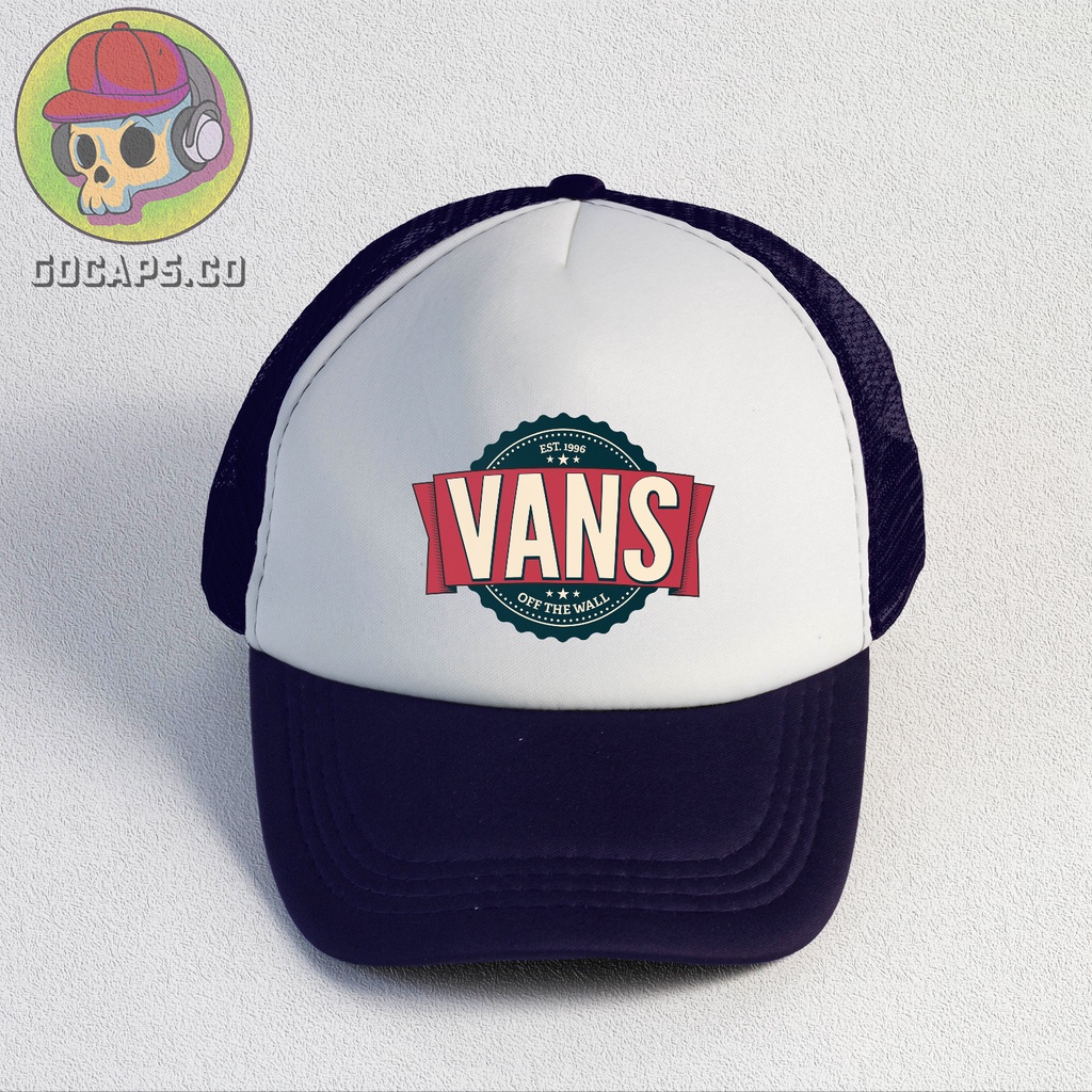 Vans | Trucker Hat | Topi Pria | Trucker | Baseball | Brand | Topi Jaring | Gocaps