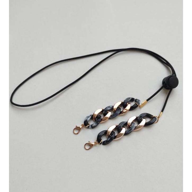 KALUNG STRAP MARMER RANTAI CHAIN GOLD CONNECTOR MASK PREMIUM