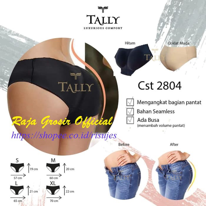 Celana Dalam Busa Pembesar Bokong Tally 2804 / CD Booty Sponge Pant Tally2804