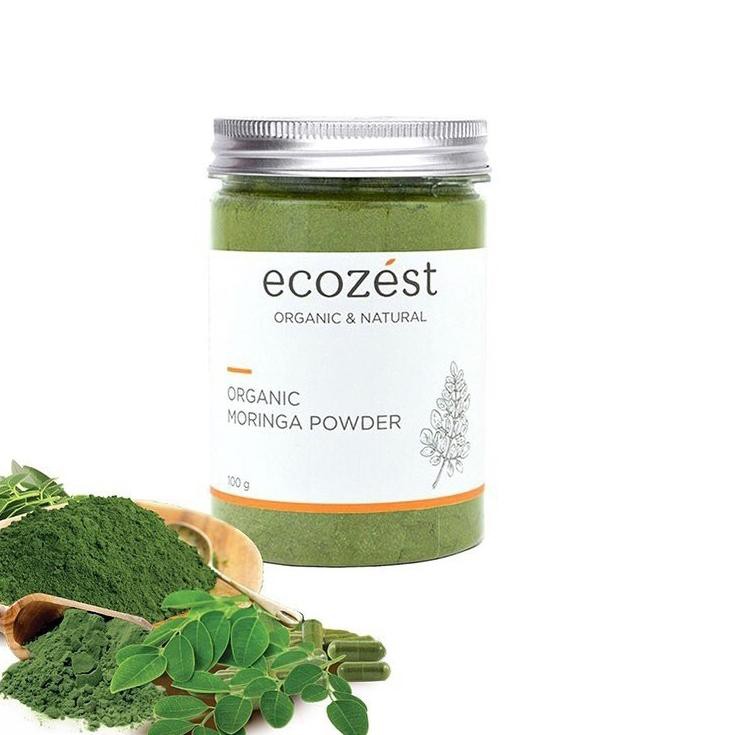

★ Z0P Ecozest – Organic Moringa Powder 100 g | Bubuk Daun Kelor ❤️