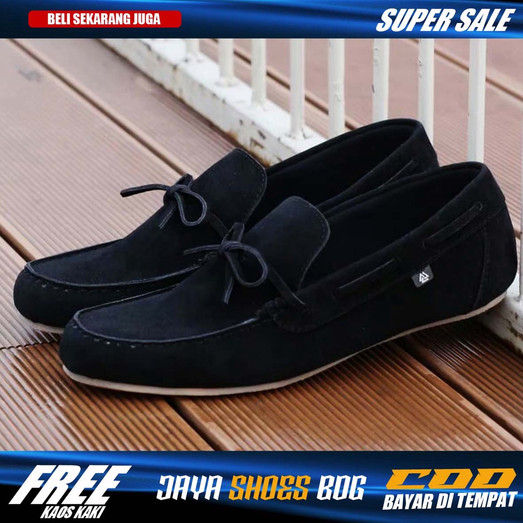 GUMI|Sepatu Kasual Slip On Pria Slop Mocasin Santai Casual Tali Cowok Murah Keren Ringan