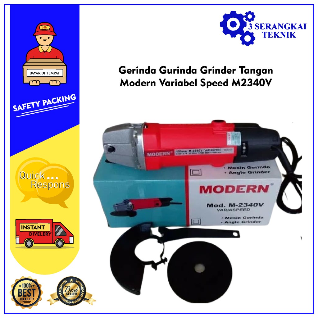 Gerinda Gurinda Grinder Tangan Modern Variabel Speed M2340V