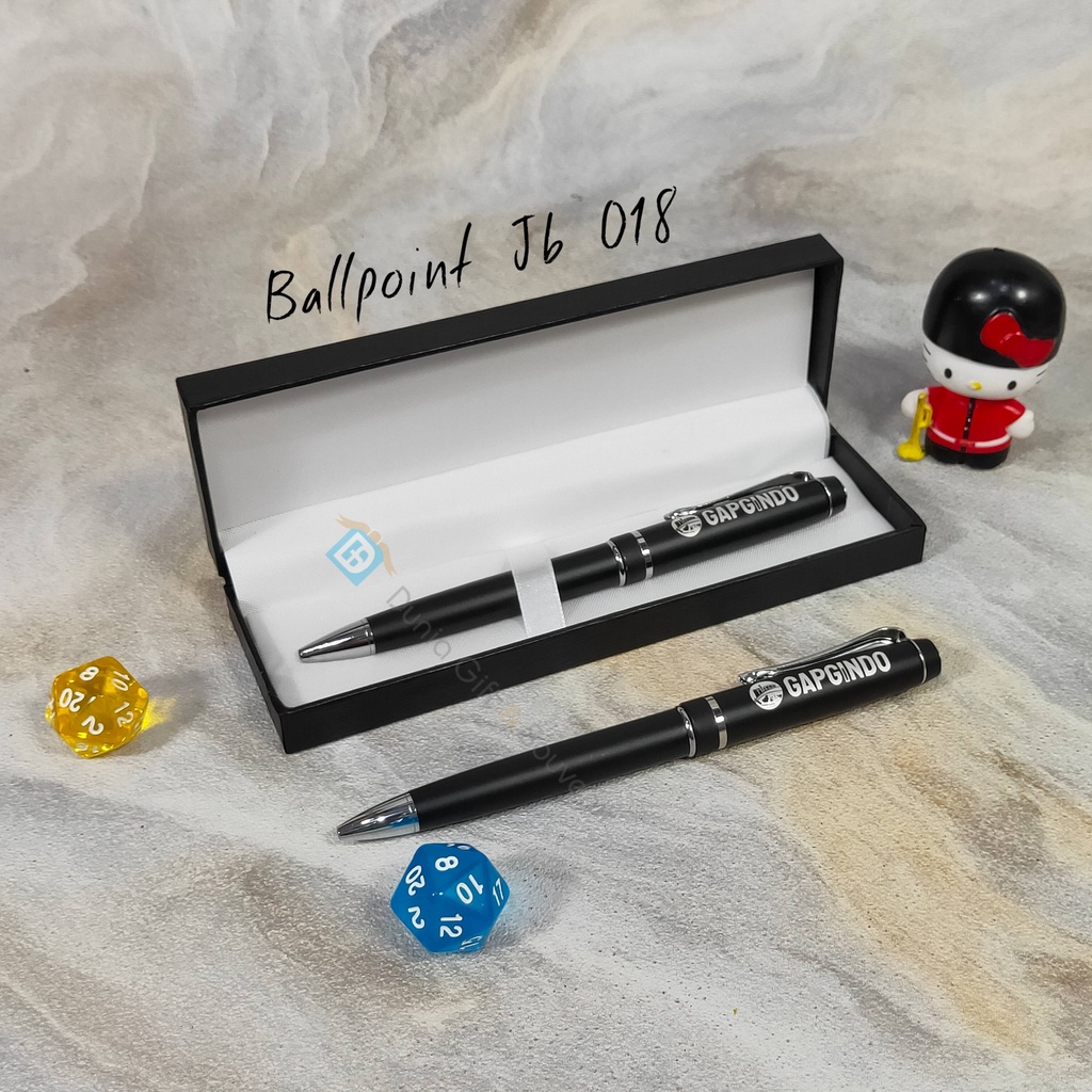 Free Custom Ballpoint Dgs 018 ~ Free custom Nama ~ logo + Box.