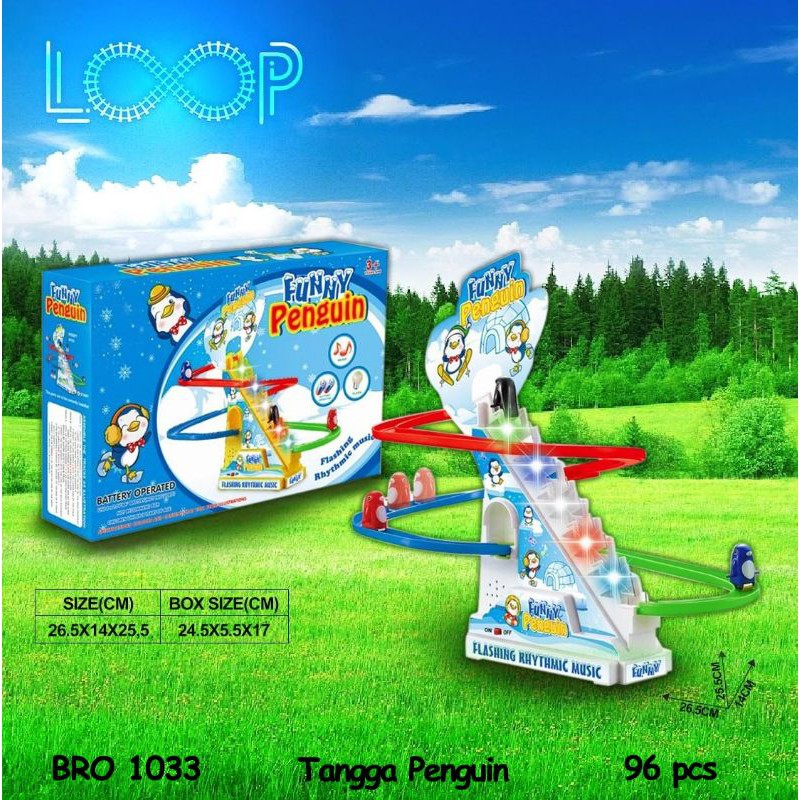 Mainan Anak Pinguin Tangga Seluncur