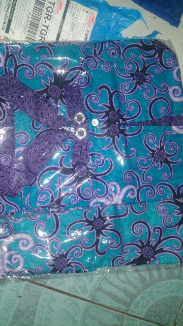 Bisa Cod Bswart Batik Hrb026 Kenongo Hem Pendek Padi Pekalongan M Lxl Batik Pria Murah Modern Grosir