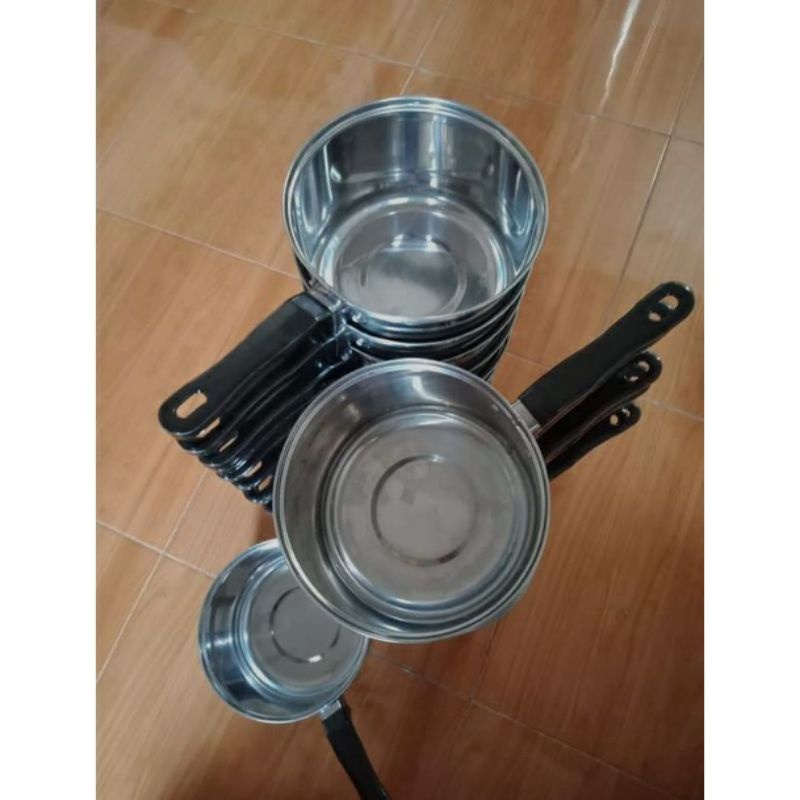 Panci susu milk pot pan gagang panci mie rebus merebus air susu milkpan stainless steel