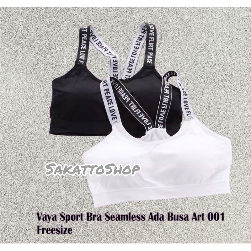 Bra Sport Vaya Seamless Pakai Busa