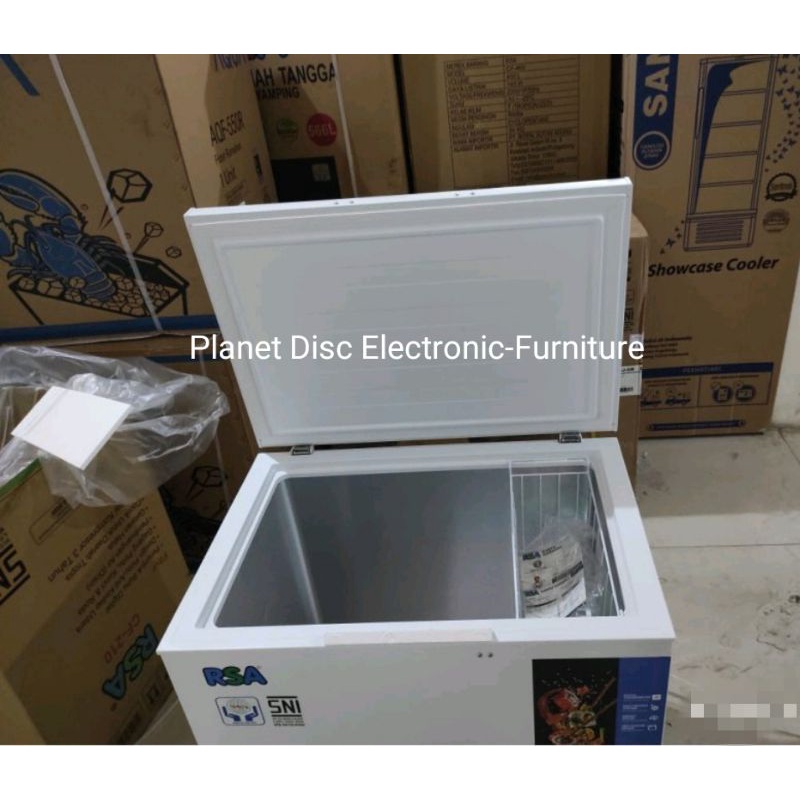 Kulkas Chest Freezer RSA CF210 Kulkas Sosis Kulkas duduk Kulkas Daging promo murah
