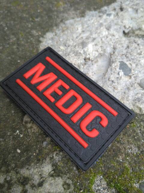 Patch rubber medic airsoft tactical