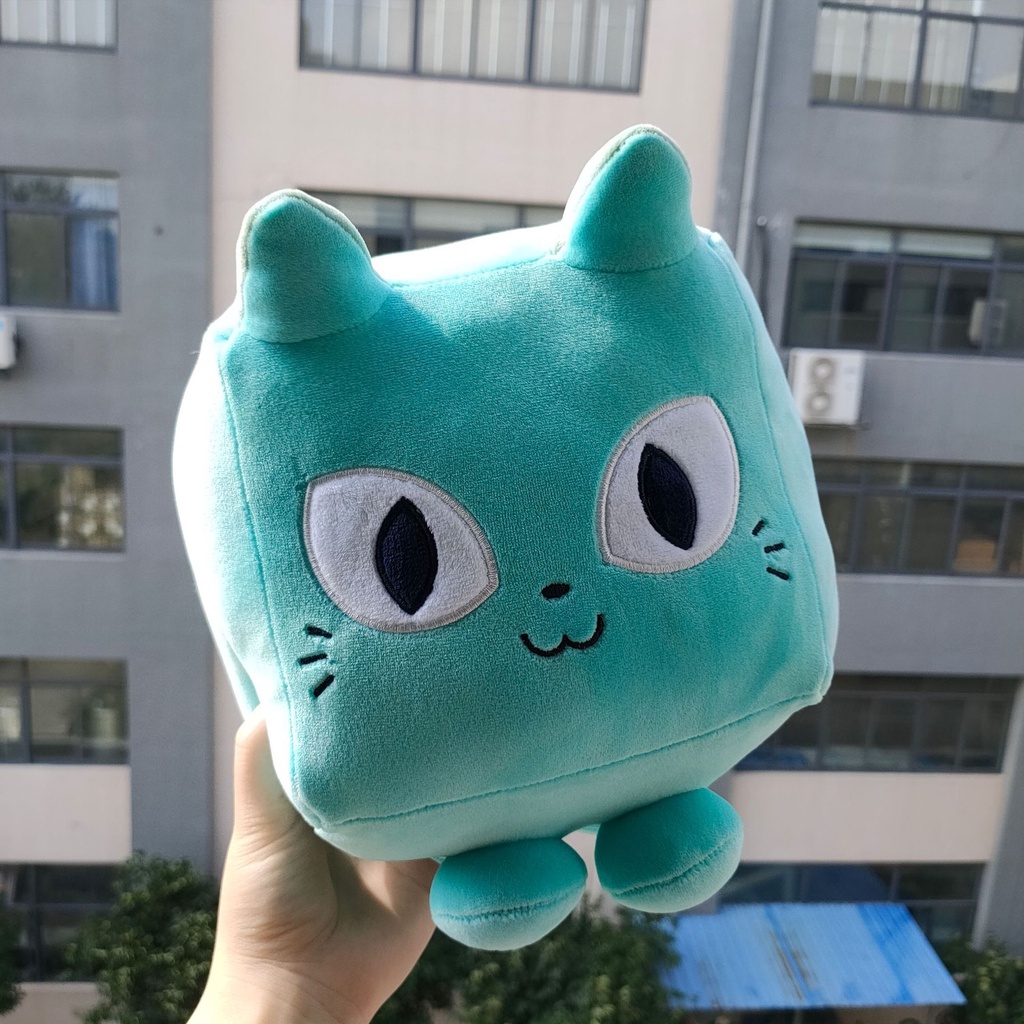 Pet Simulator X Cat Plushies Big Games Cat Plush Toy Big Games Cat Plush Toy Blue Cat Doll Plushie Girlfriend Kids Gift