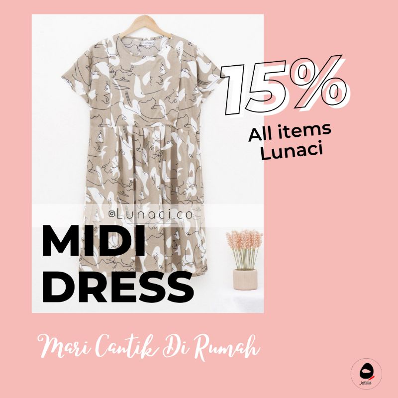 MIDI DRESS | DASTER MINI - LUNACI