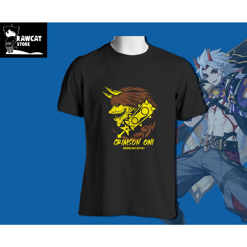 kaos pria genshin impact arataki itto