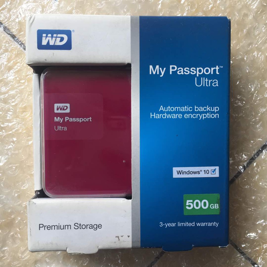 WD My Passport Ultra 500GB