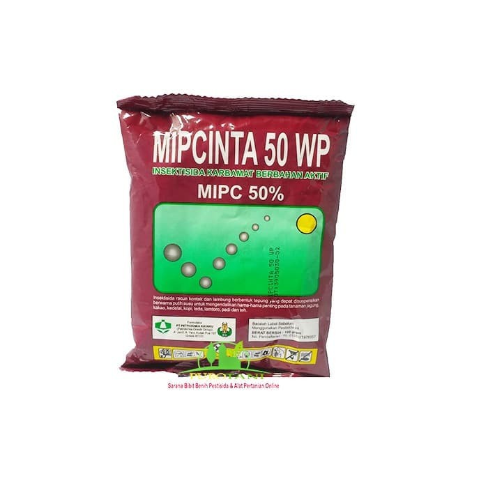 Mipcinta 50 wp Bahan Aktif MIPC Pembasmi Semut Hama walang sangit