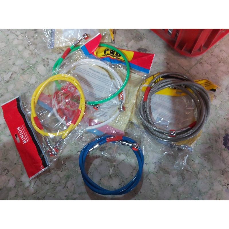 Selang Rem Cakram Belakang 60cm supra tiger megapro cbr vixion r15 ninja FU gsx