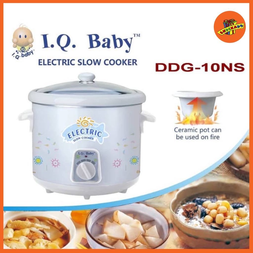 MAKASSAR! I.Q BABY ELECTRIC SLOW COOKER DD-10NS - Alat Masak