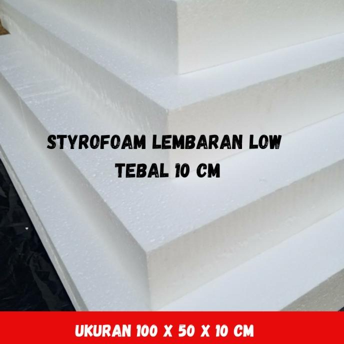 Diskon STYROFOAM LEMBARAN / STEROFOAM LEMBARAN TEBAL 10 cm LOW Diskon