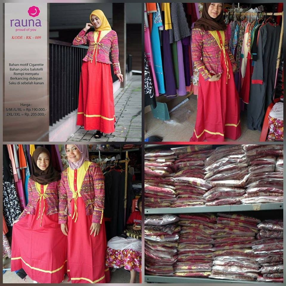 GAMIS RAUNA / RK -09 / FASHION MUSLIM