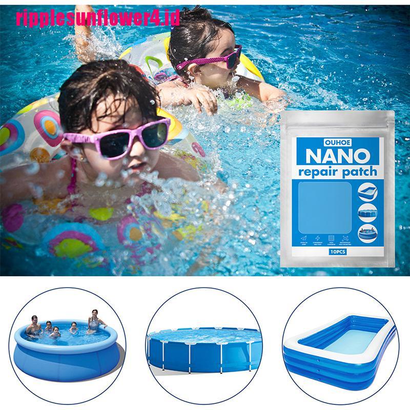 10 / 20 / 30pcs Patch Nano Anti Air Untuk Perbaikan Kolam Renang