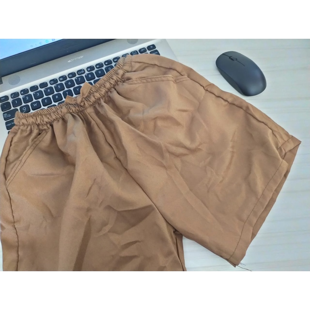 HOTPANTS MOSCREPE/CELANA PENDEK KOLOR