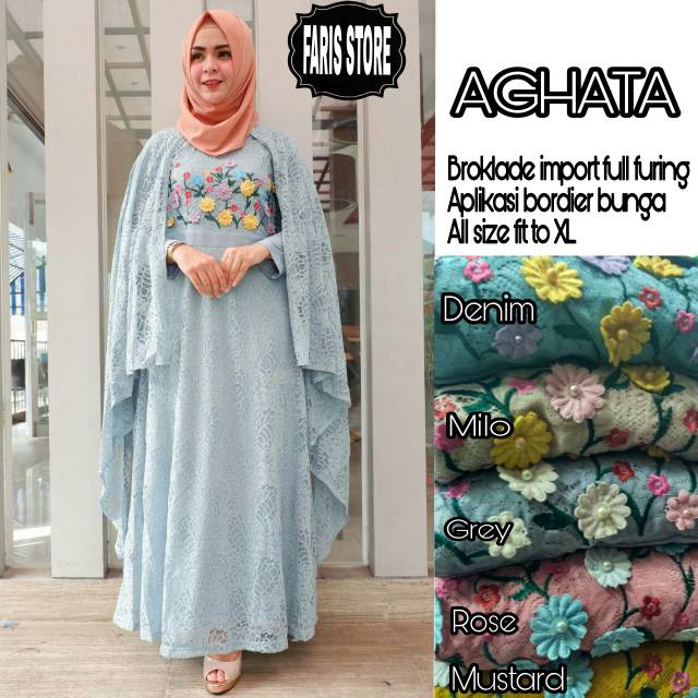 

Aghata Cape Dress