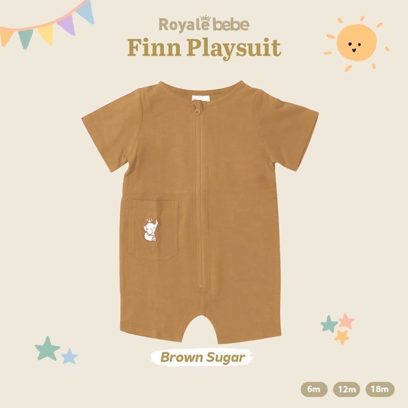 Royale Bebe Finn Playsuit - Romper Sleepsuit Bayi