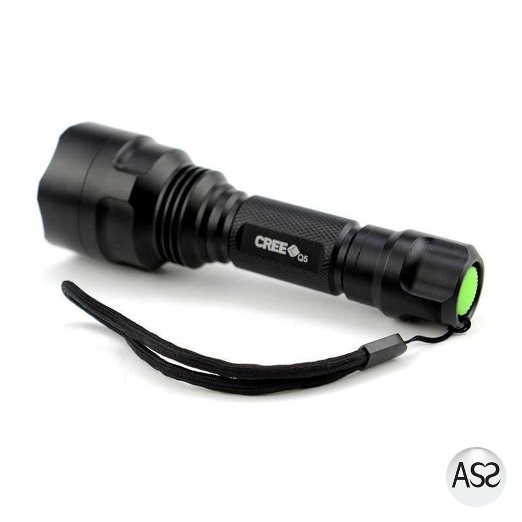 ASS Shop - TaffLED C8 Senter LED Flashlight Waterproof Cree Q5 3800 Lumens