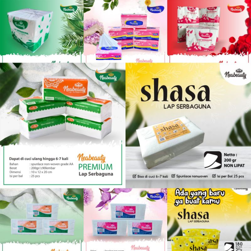 TISU SERBAGUNA/ TISU KOMPOR NEA BEAUTY/ FACIAL NEA BEAUTY.