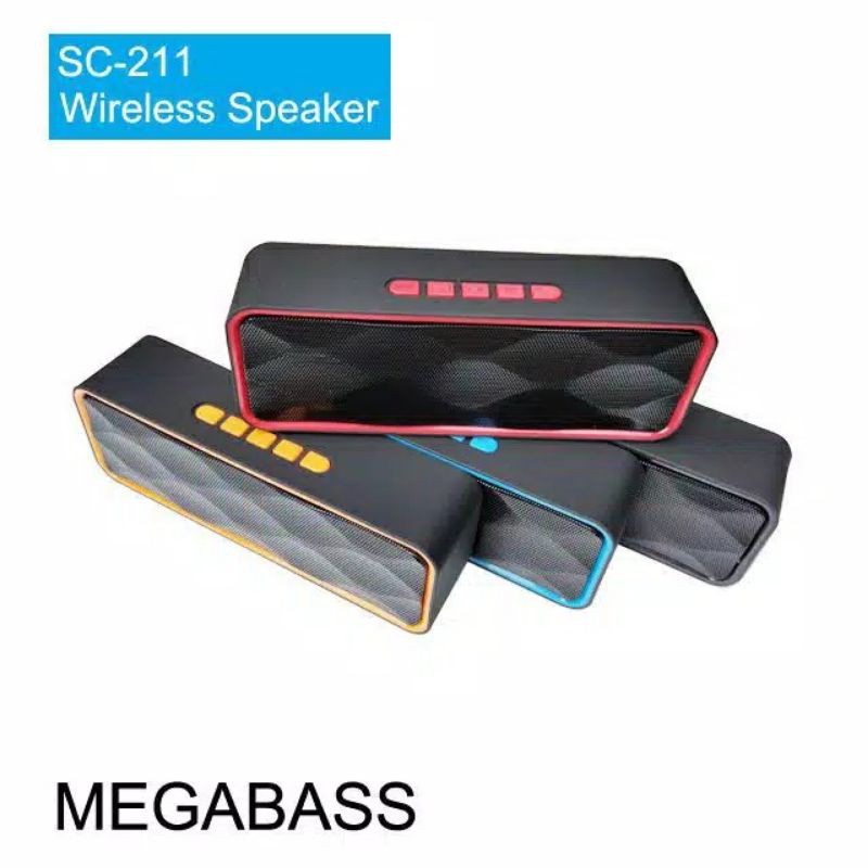 speaker Mega bass bluetooth
