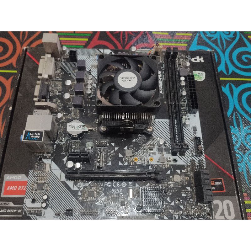 Paket Komputer AM4 Athlon 3000G + Asrock A320M HDV
