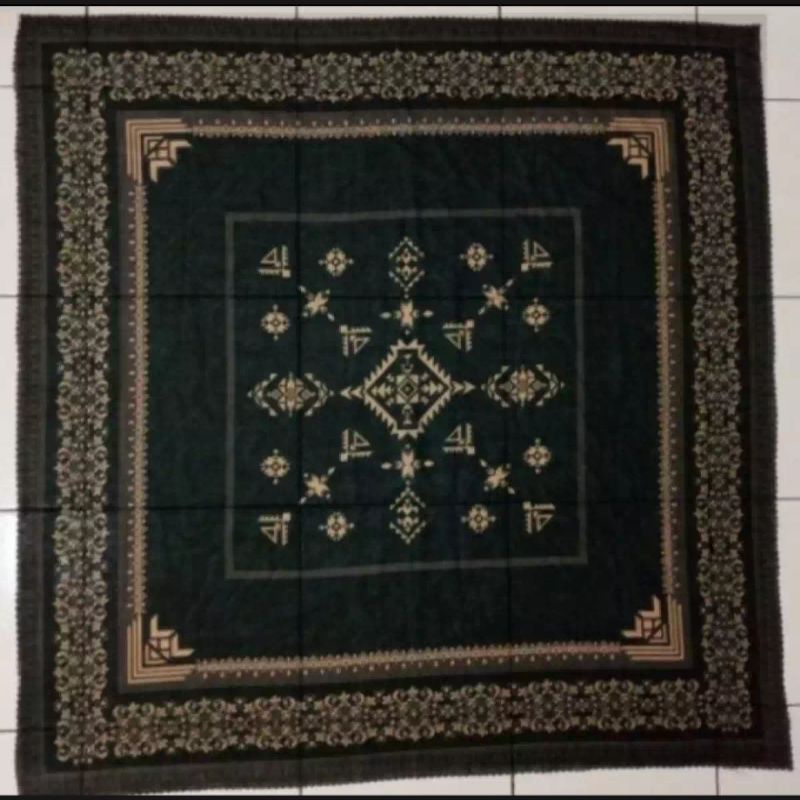 HIJAB SEGI EMPAT MOTIF ASHA HITAM JILBAB SEGIEMPAT MOTIF CANTIK KERUDUNG SEGI 4 CORAK KEKINIAN