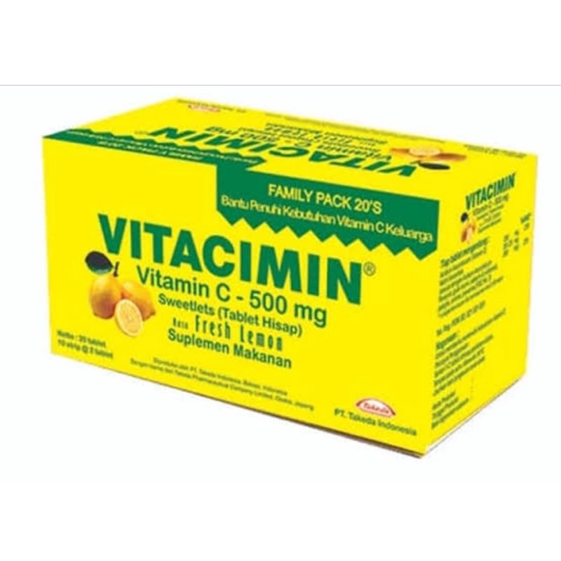 

Vitacimin Lemon isi 10 Strip