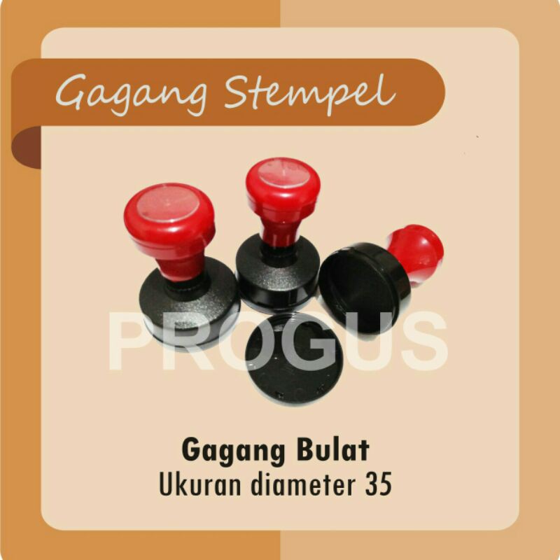 

Gagang Stempel Flash Otomatis Bulat Ukuran Diameter 35 mm