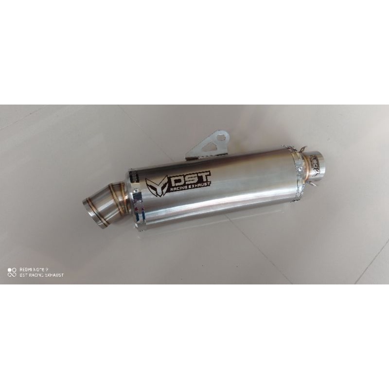 Knalpot ori DST Racing trioval full stenlis intel 50mm knalpot racing