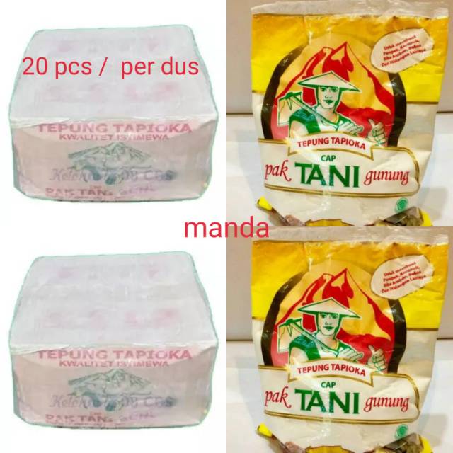 

1 dus tepung tapioka pak tani gunung tepung sagu tani