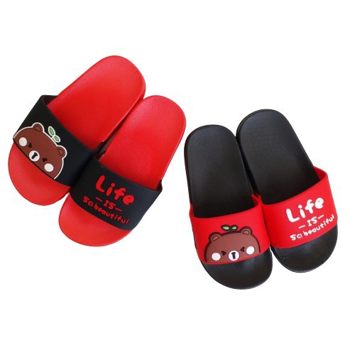 LittleAaron SANDAL LIFE BEAR Sandal Anak Selop Karet Import Berkualitas 1-8 Tahun Sport Termurah Sendal Bayi Anak Cewek Cowok